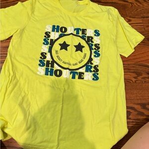 Yellow Graphic T-Shirt with Smiley Design